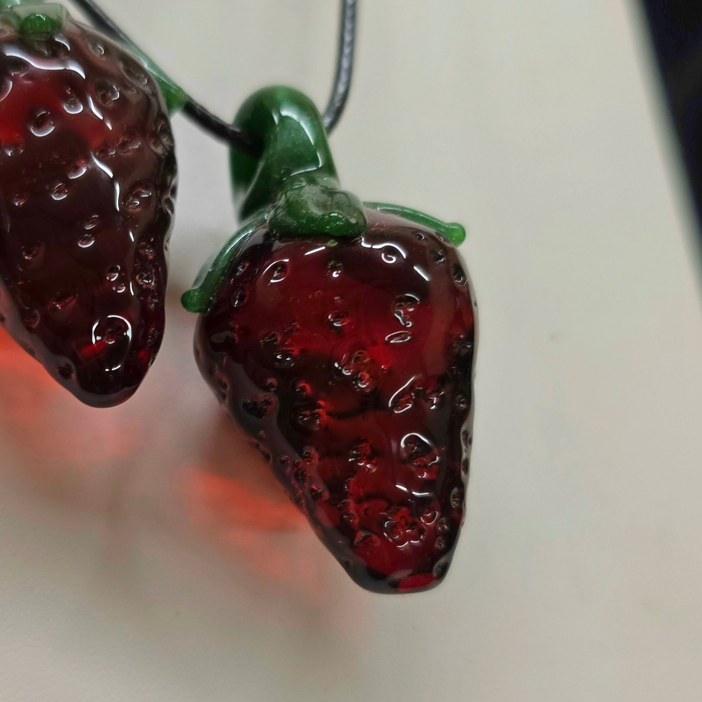 Strawberry Pendant Necklace