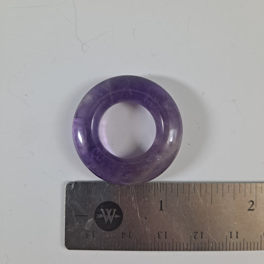 Amethyst Dread Bead, 15mm beads hole, Dreadlocks, Dread Jewelry, Dread Accessories, Loc beads Stone Dread Beads