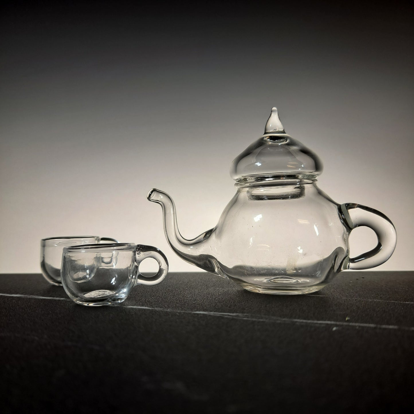 Miniature Glass Tea Pots