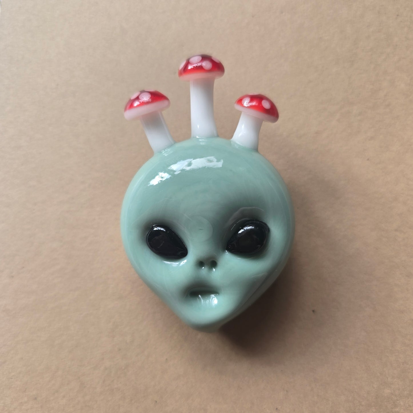 Alien Head Blown Glass Pendant Collection