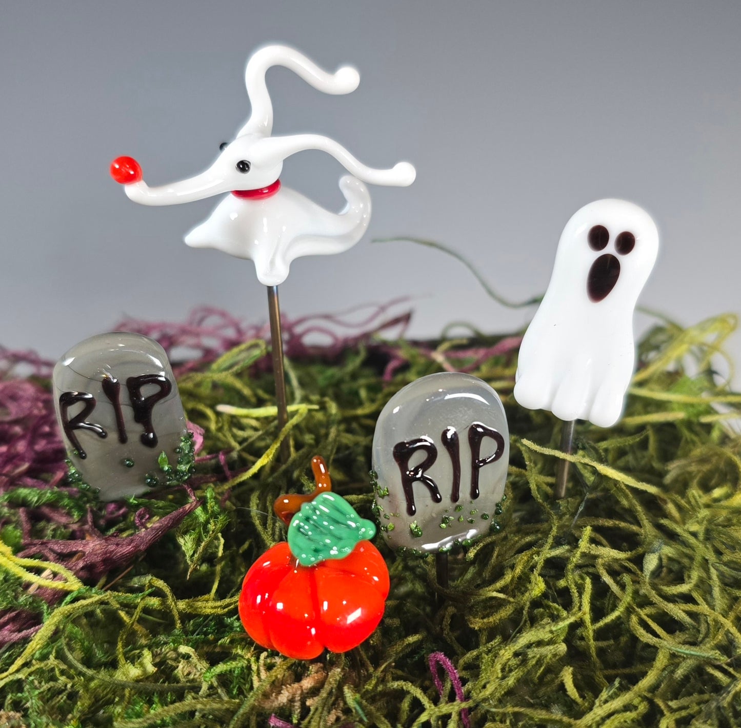 Ghost Plant Pals Houseplant and Fairy Garden Decor
