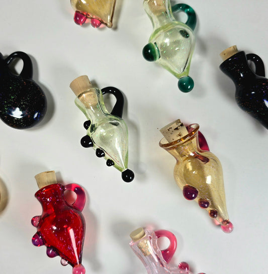 Potion Bottle Necklaces, Dichro Collection