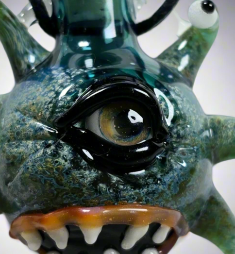 Beholder Eyeball Monster Potion Bottle Pendant
