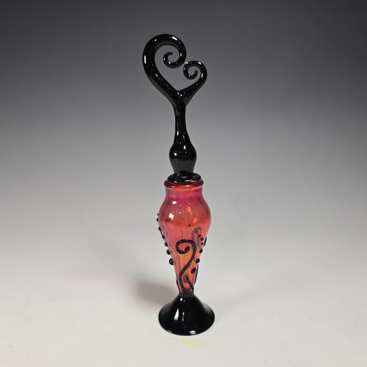 Spiral Perfume Potion Bottle Collection - Handblown Glass Perfume Bottles