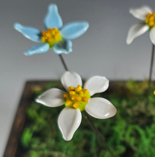 Glass Flower Plant Pals, House plant and Fairy Garden Decor