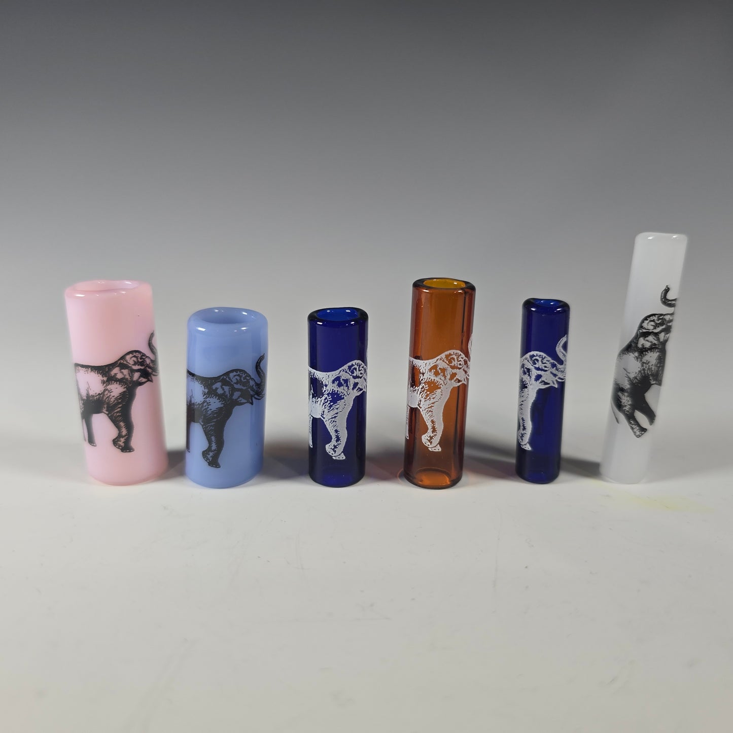 Elephant Dread Bead, Glass Dread Beads, Bead Hole Sizes 11mm, 8mm & 5mm, Ready to Ship