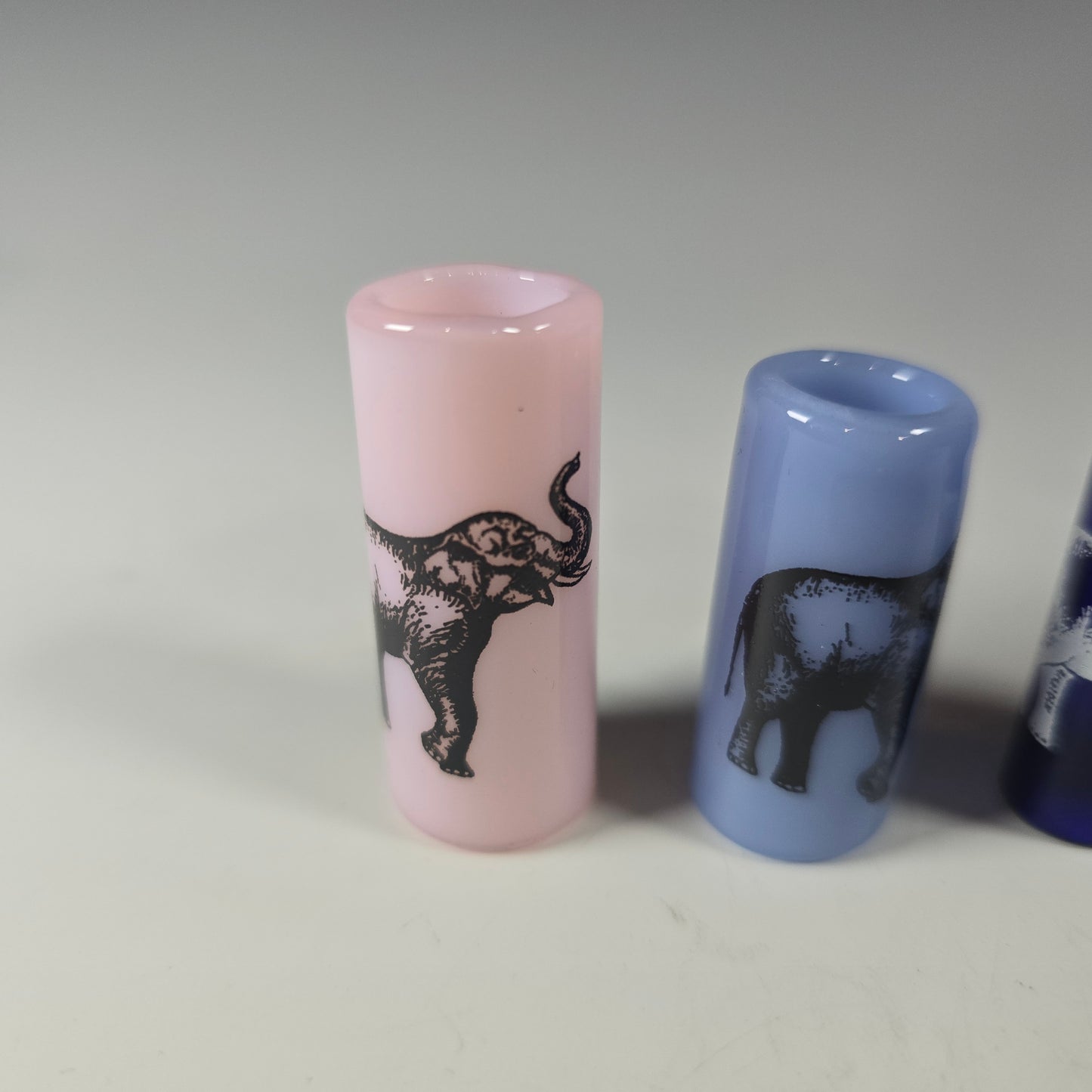 Elephant Dread Bead, Glass Dread Beads, Bead Hole Sizes 11mm, 8mm & 5mm, Ready to Ship