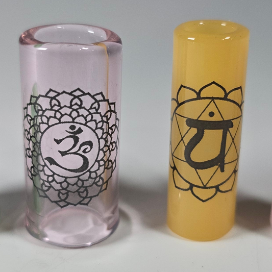 Chakra Dread Bead, Glass Dread Beads, Bead Hole Sizes 11mm, 8mm & 5mm, Ready to Ship