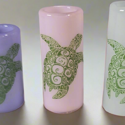 Sea Turtle Dread Bead, Glass Dread Beads, Bead Hole Sizes 11mm, 8mm & 5mm, Ready to Ship