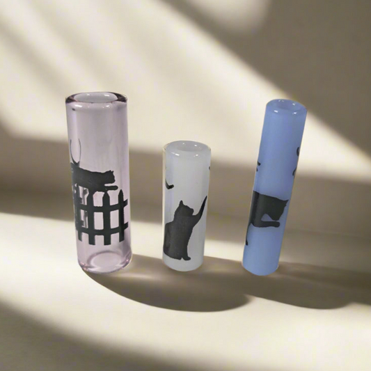 Cat Dread Bead, Glass Dread Beads, Bead Hole Sizes 8MM, & 5MM, Ready to Ship