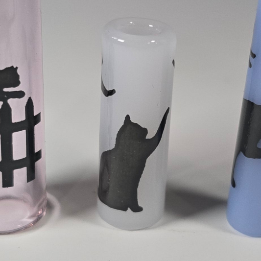 Cat Dread Bead, Glass Dread Beads, Bead Hole Sizes 8MM, & 5MM, Ready to Ship