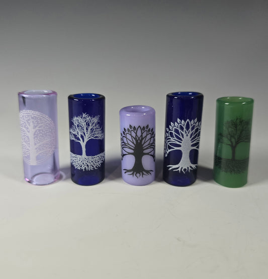 Tree of Life Dread Bead, Glass Dread Beads, Bead Hole Sizes 11mm, Ready to Ship