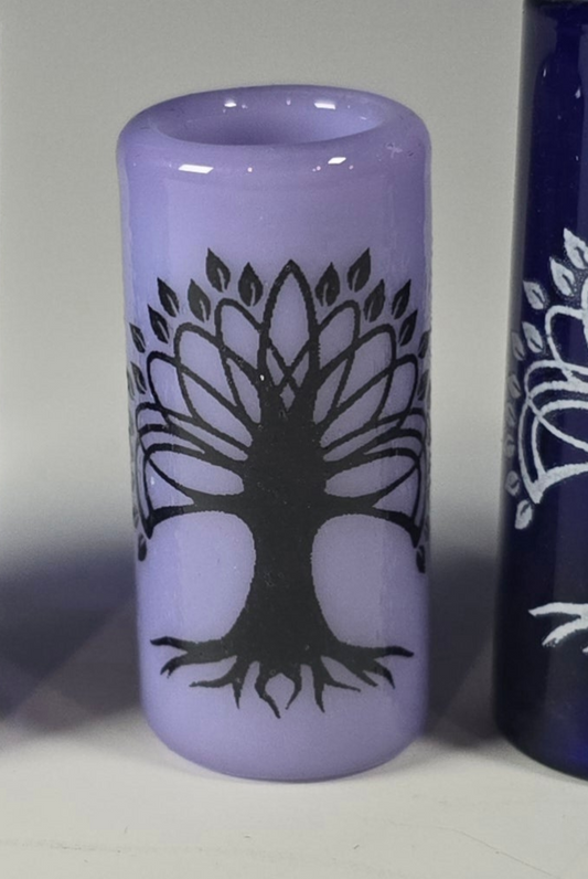 Tree of Life Dread Bead, Glass Dread Beads, Bead Hole Sizes 11mm, Ready to Ship