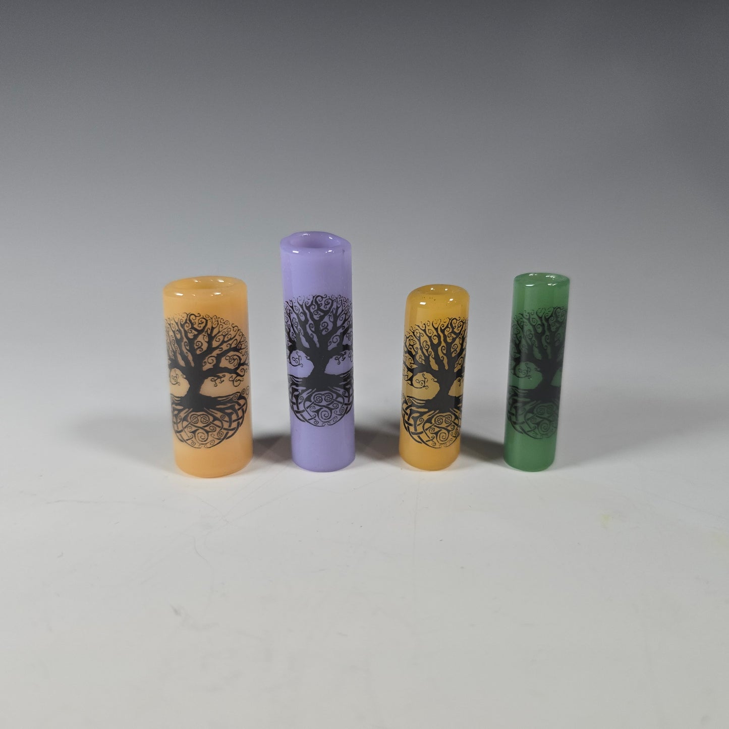 Celtic Tree Dread Bead, Glass Dread Beads, Bead Hole Sizes 11mm, 8mm & 5mm, Ready to Ship