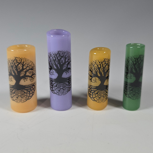 Celtic Tree Dread Bead, Glass Dread Beads, Bead Hole Sizes 11mm, 8mm & 5mm, Ready to Ship