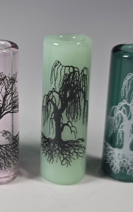 Tree of Life Dread Bead, Glass Dread Beads, Bead Hole Sizes 8mm, Ready to Ship