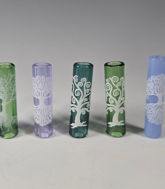 Tree of Life Dread Bead, Glass Dread Beads, Bead Hole Sizes 5mm, Ready to Ship