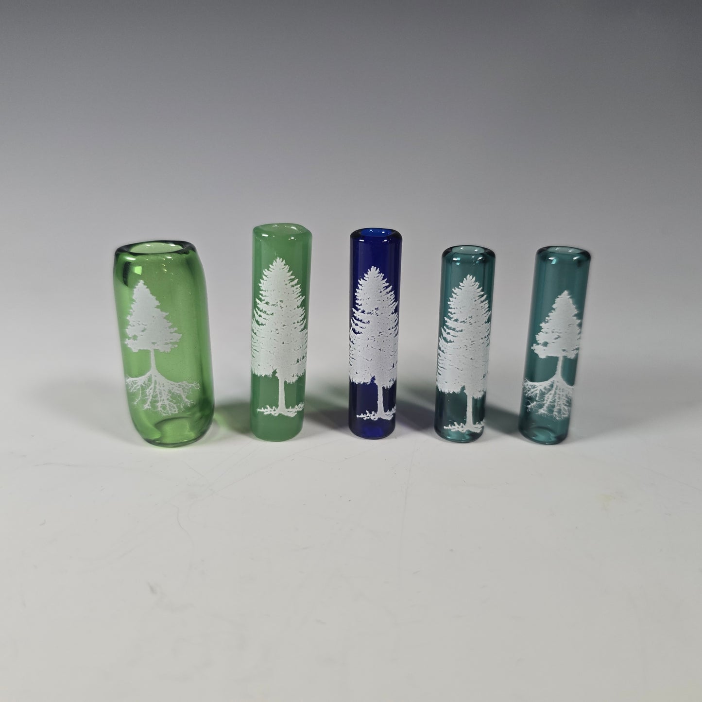 Pine Tree Dread Bead, Glass Dread Beads, Bead Hole Sizes 11mm, 8mm & 5mm, Ready to Ship