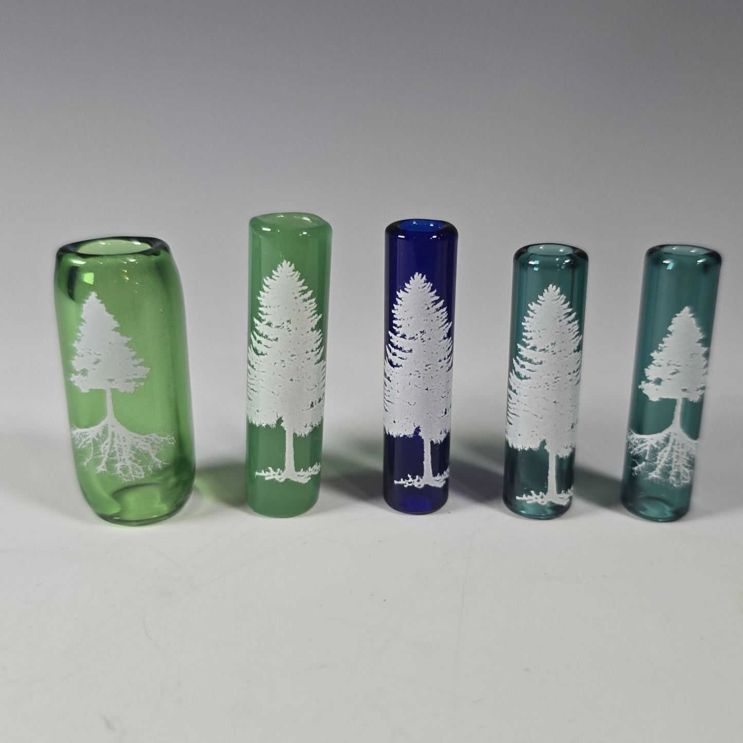 Pine Tree Dread Bead, Glass Dread Beads, Bead Hole Sizes 11mm, 8mm & 5mm, Ready to Ship