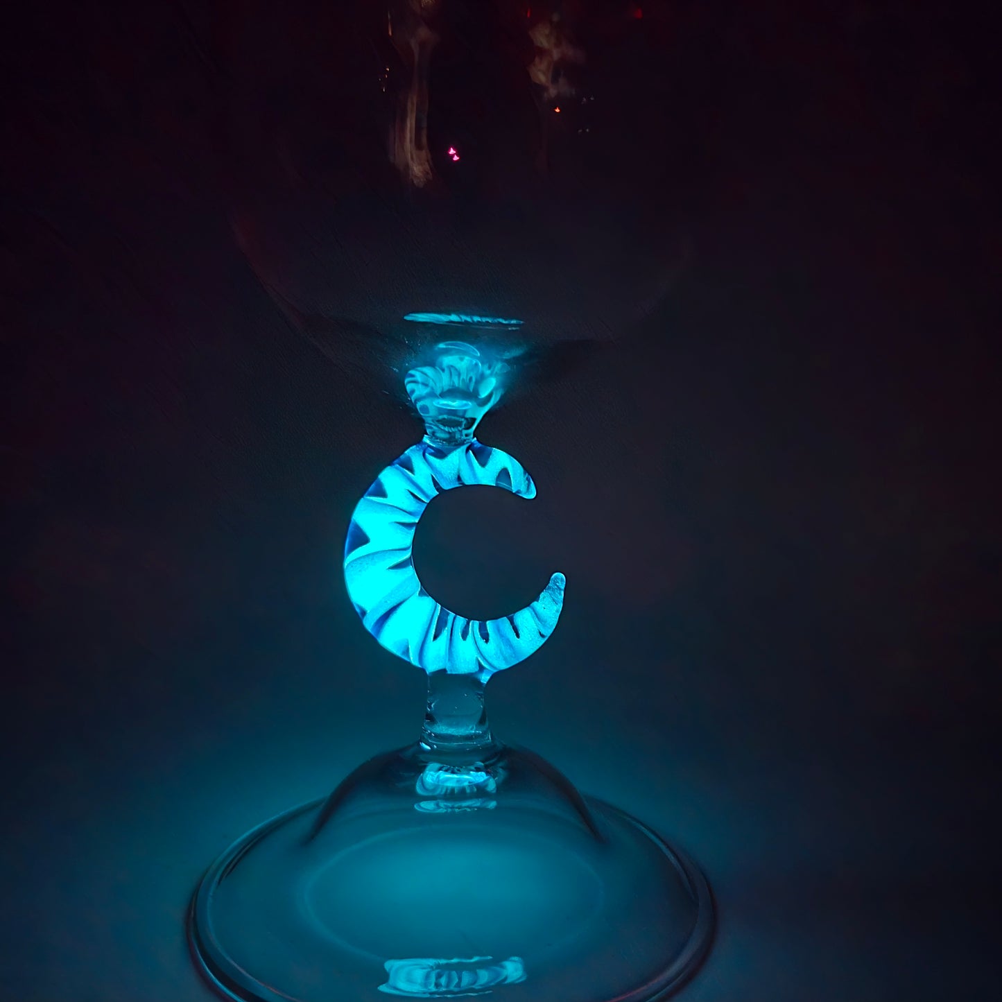 Glow in the Dark Blue Moon Goblet Collection