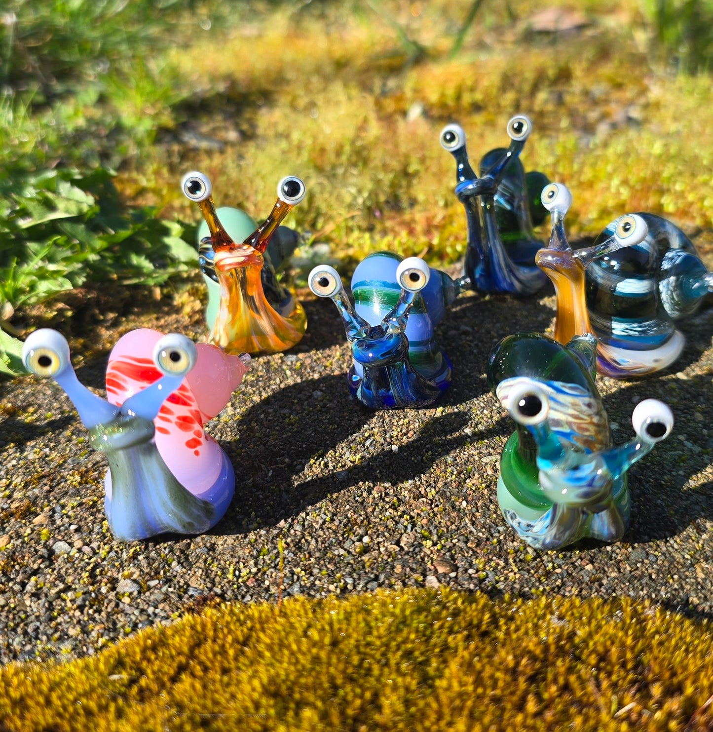 Snail Figurines with Huge Eyeballs, Special Edition
