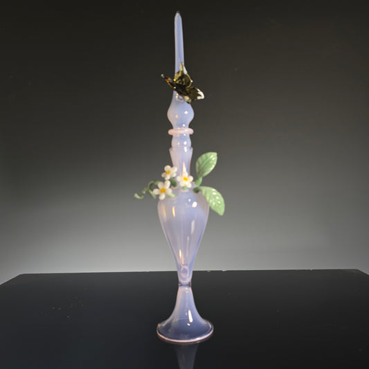 Flower Perfume Bottle Collection - Handblown Glass Potion Bottles