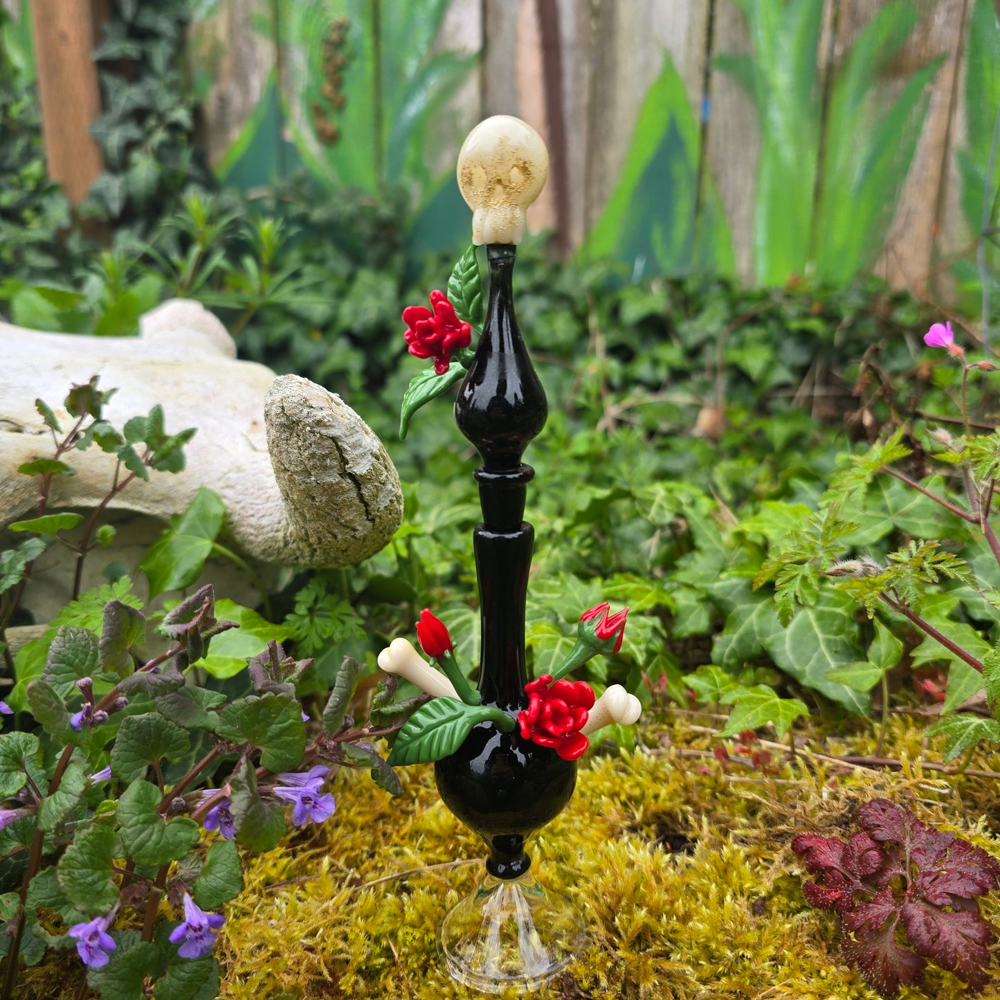 Perfume Potion Bottle Collection - Skull and Roses