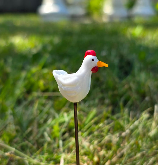Chicken Plant Pals, House plant and Fairy Garden Decor