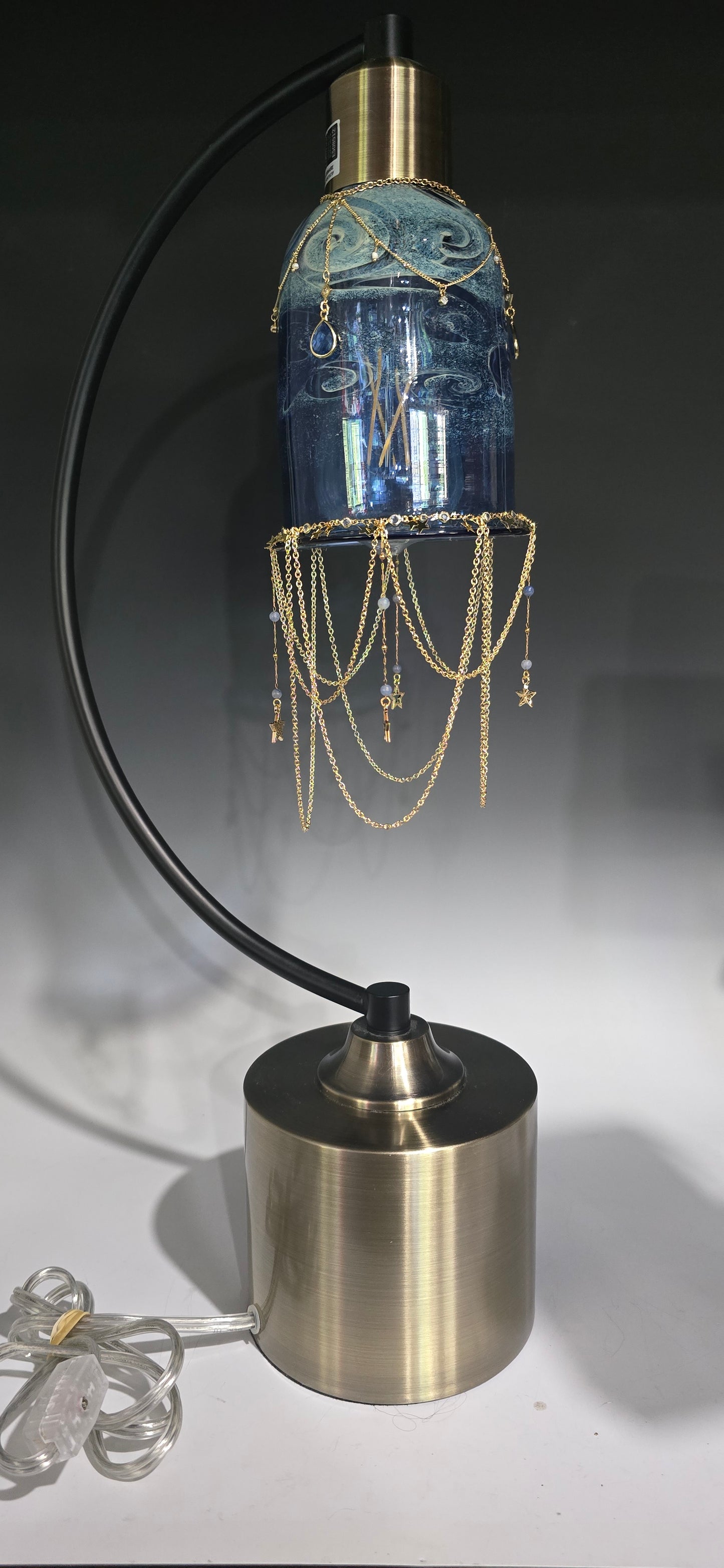 Gold Stary Night Table Lamp