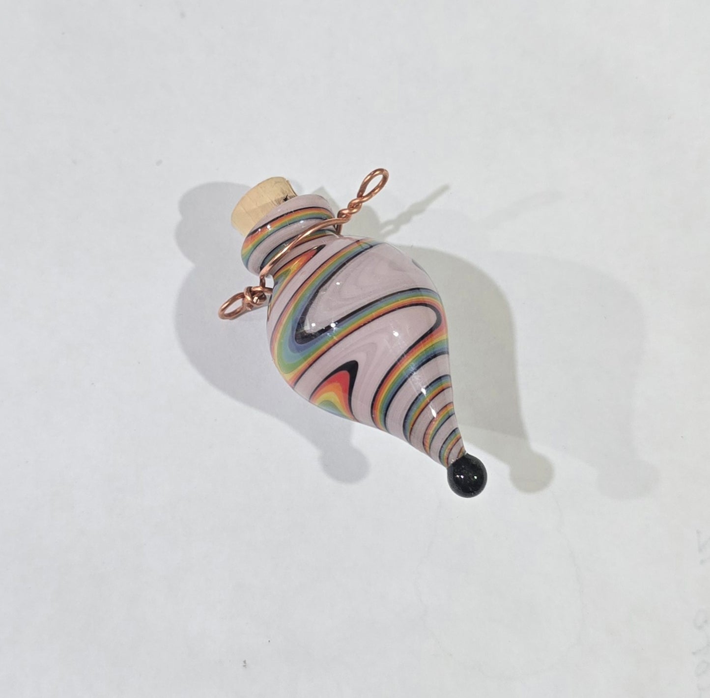 Potion Bottle Pendant, Full Color with Cork Closure