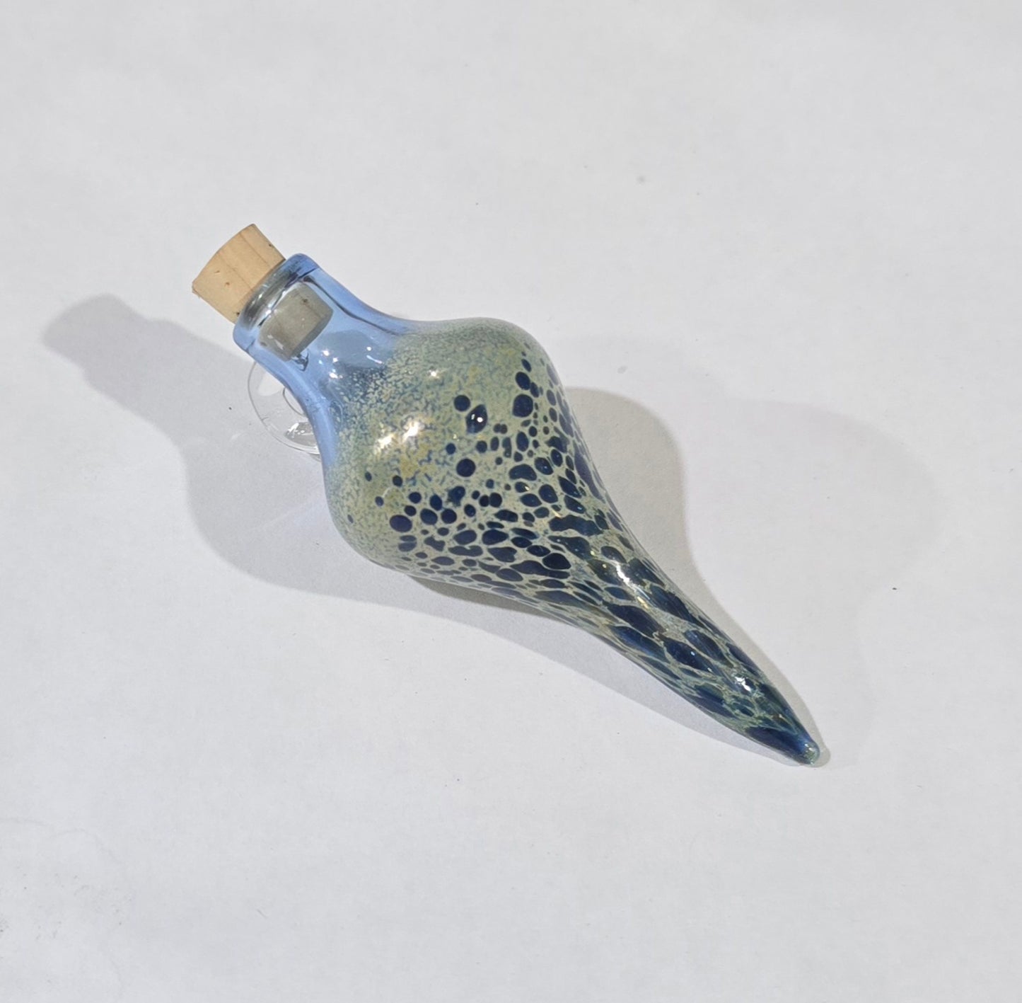 Tiny Handblown Glass Potion Bottle Necklace - Renaissance Faire Accessories -