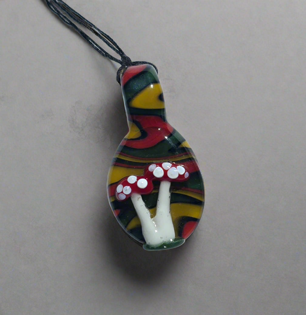 Wig Wag Glass Magic Mushroom Pendant Collection