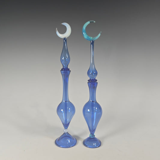 Moon Potion Bottle Collection - Handblown Glass Perfume Bottles
