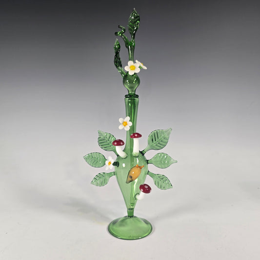 Mushroom and Snail Perfume Bottle