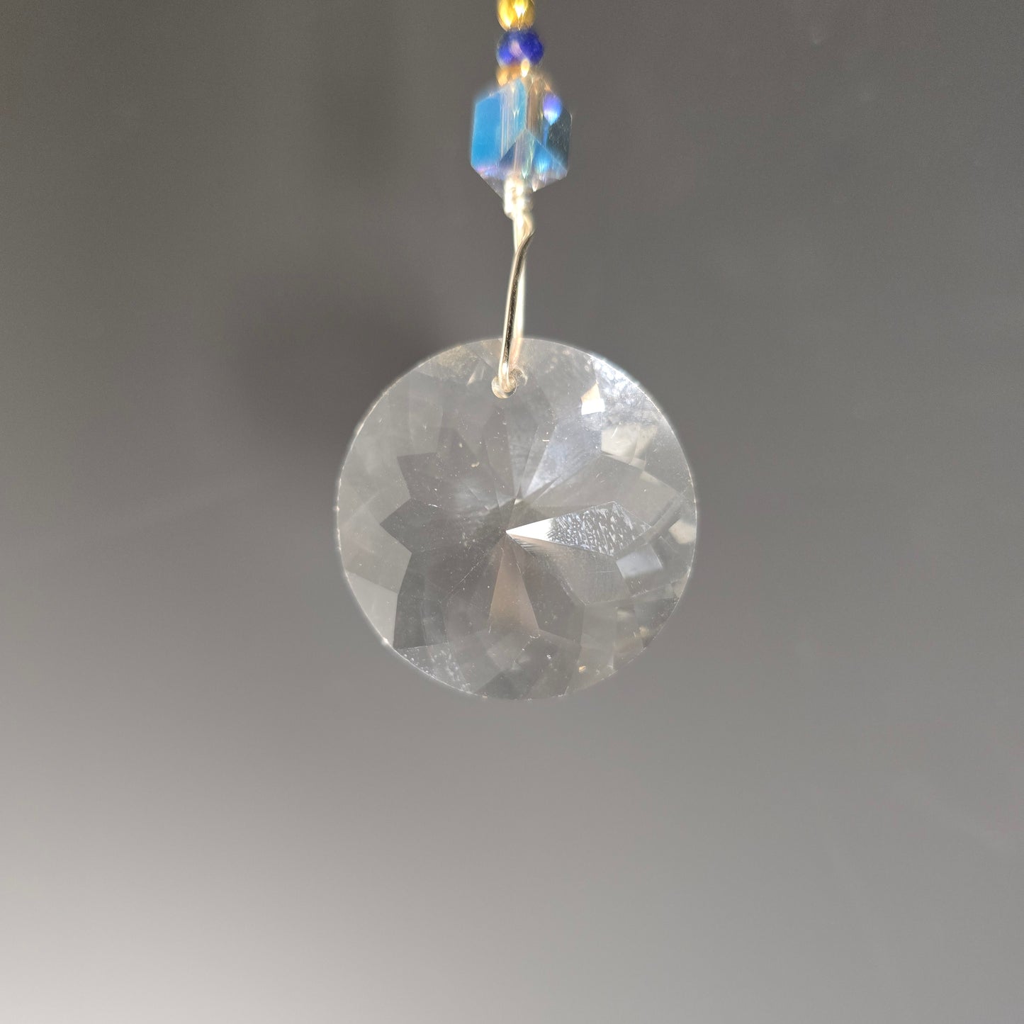 Glow in the dark moon suncatchers
