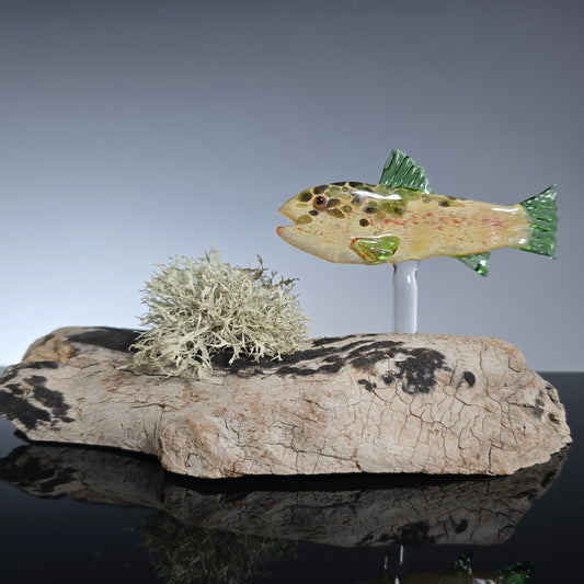 Trout and Salmon Fish Sculptures, 2025 #0817