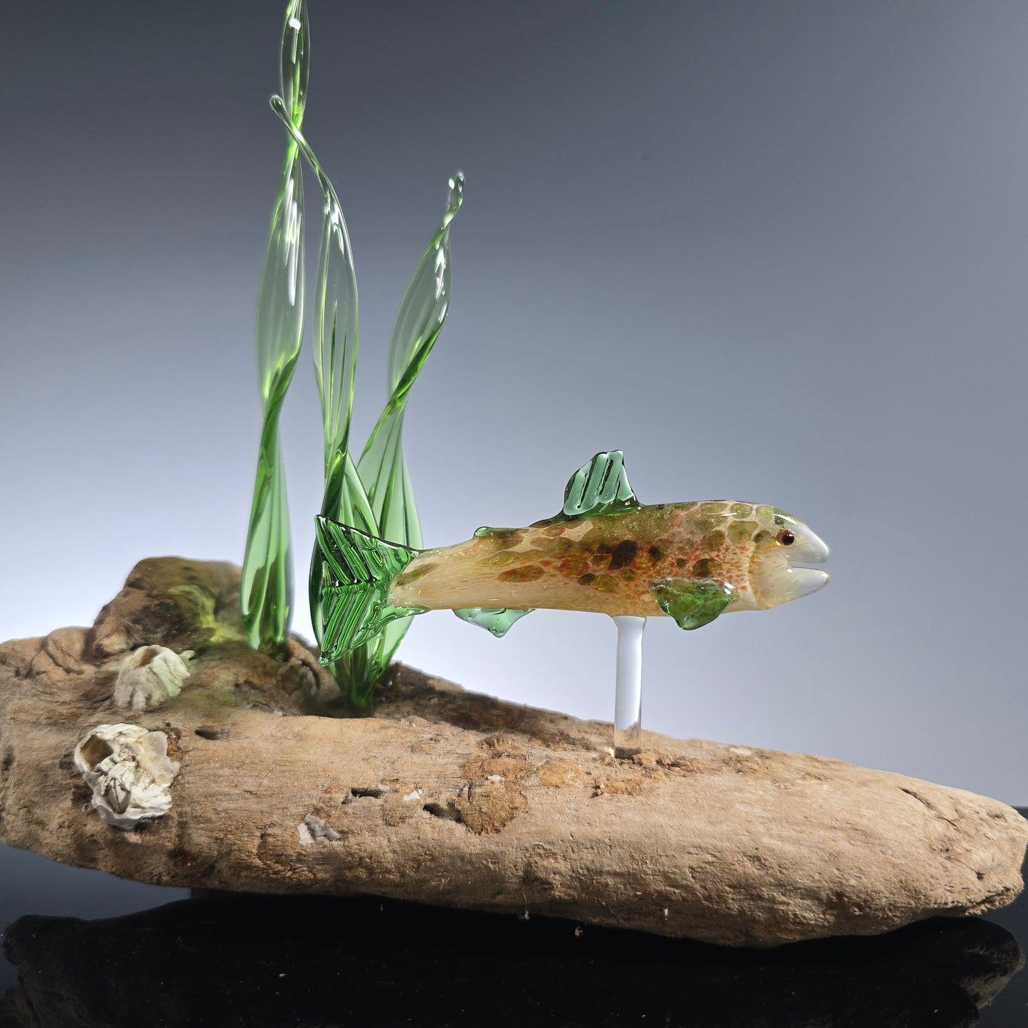 Trout and Salmon Fish Sculptures, 2025 #0816