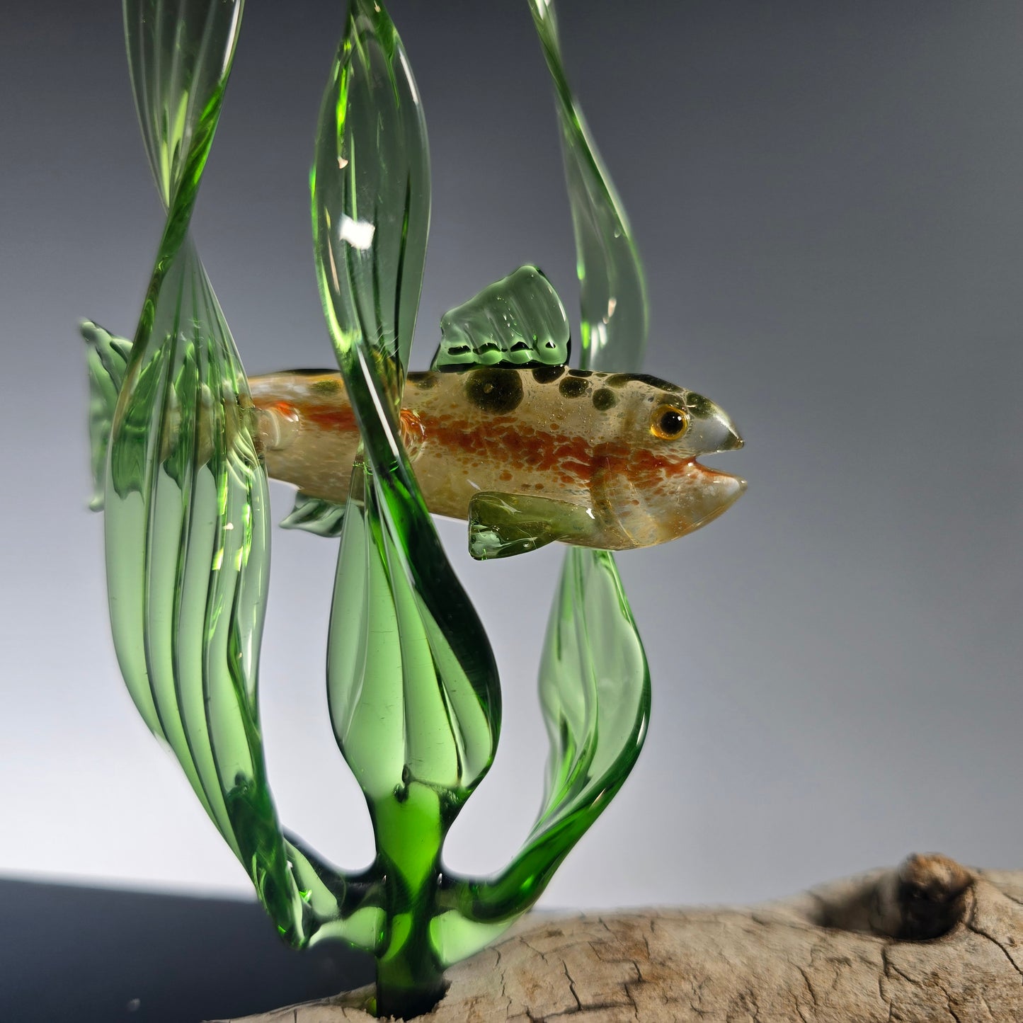 Trout and Salmon Fish Sculptures, 2025 #0815