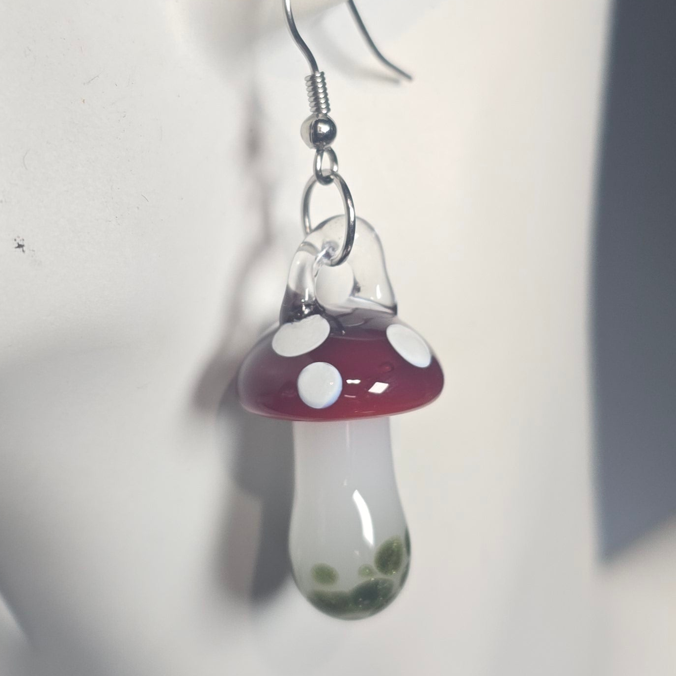 Amanita Mushroom Earrings