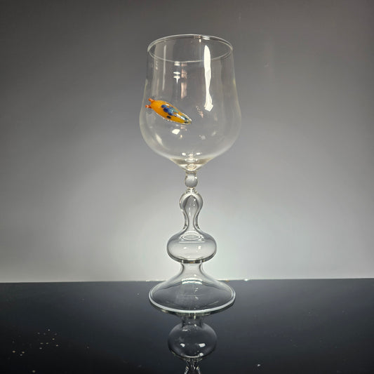 Handmade Glass Slug Goblet