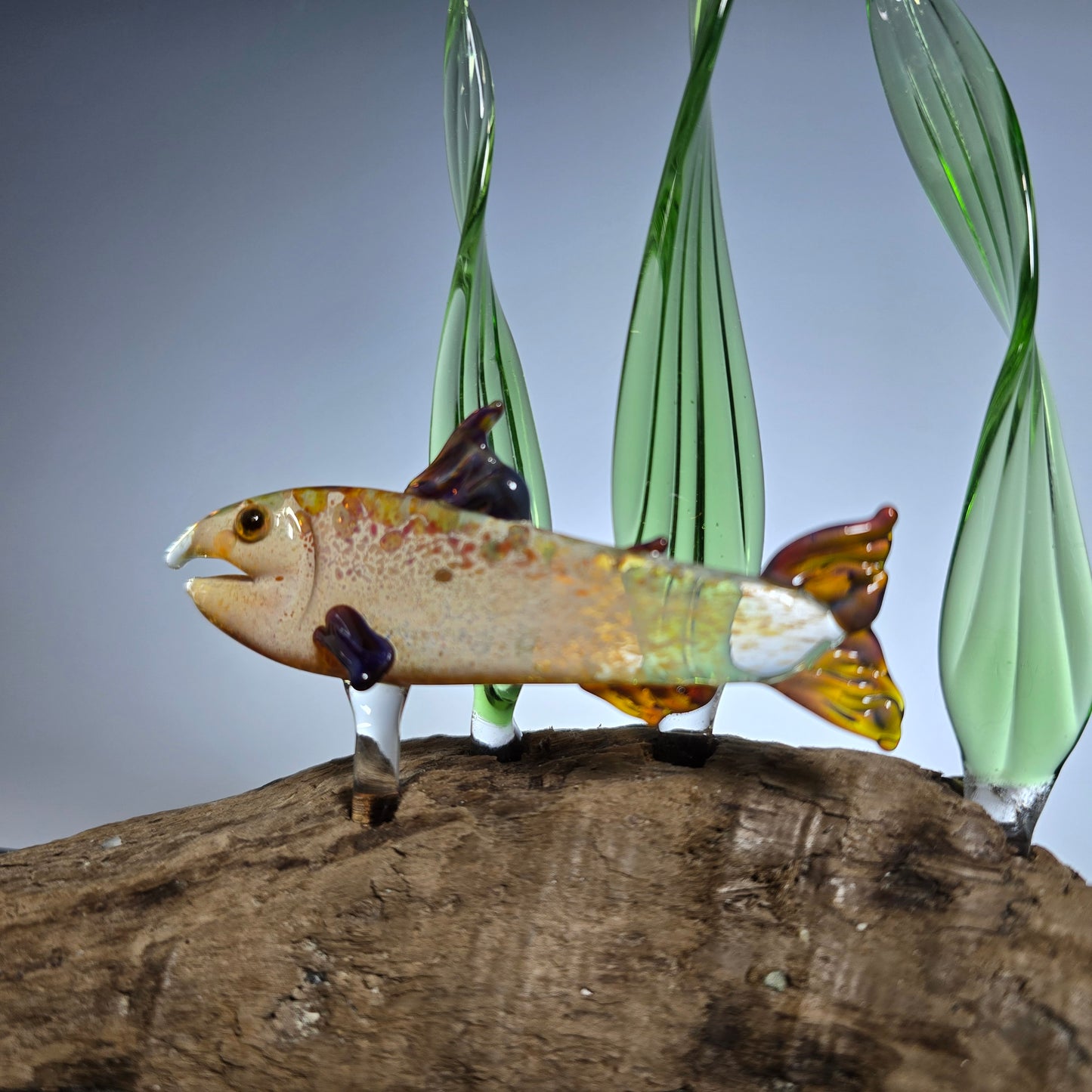 Trout and Salmon Fish Sculptures, 2025 #0829