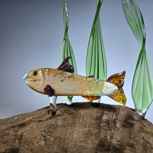 Trout and Salmon Fish Sculptures, 2025 #0829