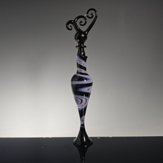 Spiral Perfume Potion Bottle - 2025 Collection #0824, Purple