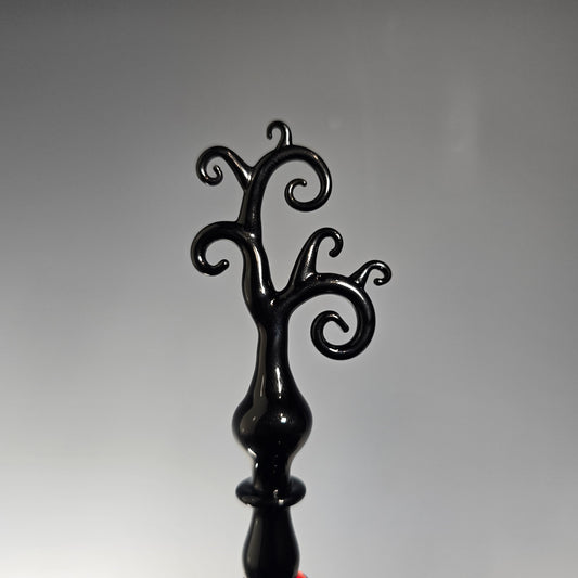 Spiral Perfume Potion Bottle - 2025 Collection #0825, Red