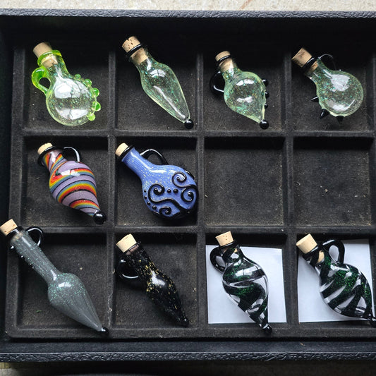 Dichro Potion Bottle Necklace Collection