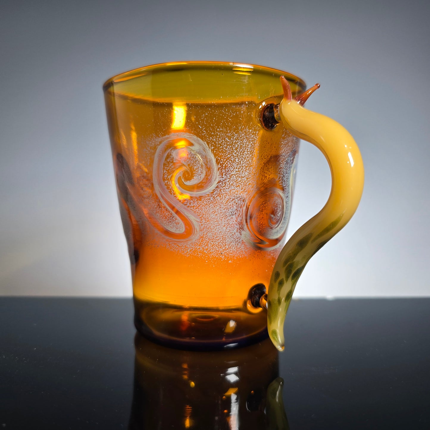 Handmade Glass Slug Mugs and Cups
