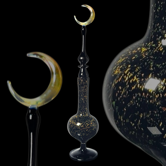 Dichroic Moon Perfume Potion Bottle #0868