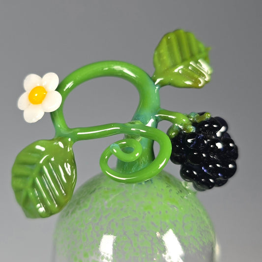 Tiny Cake Plate with Blackberry