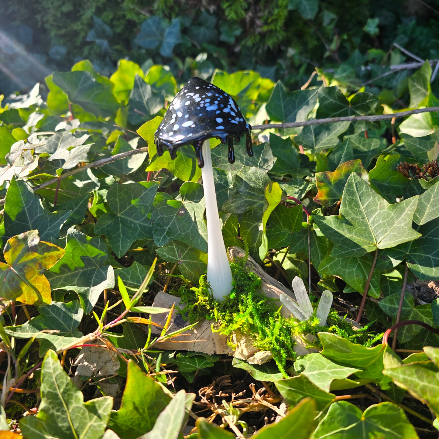 Inky Cap Mushroom Sculpture #0863
