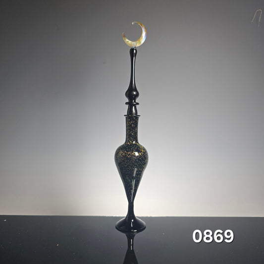 Dichroic Moon Perfume Potion Bottle #0869